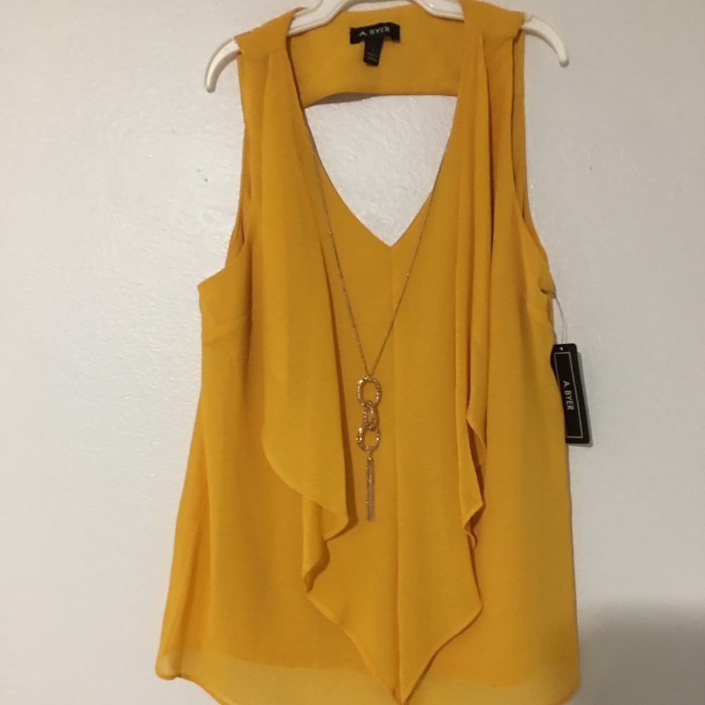 mustard yellow shirt